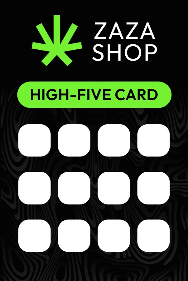 ZAZA SHOP High-Five Card